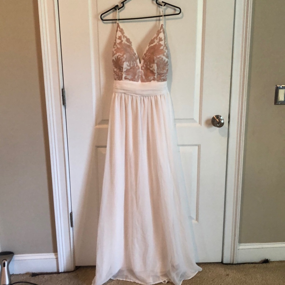 Floor length maxi dress